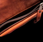 Leather handbag like new