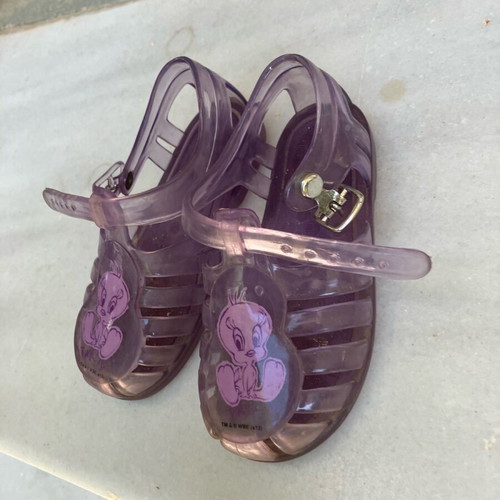 Children's transparent sandals with Tweety Bird character, size 22, new