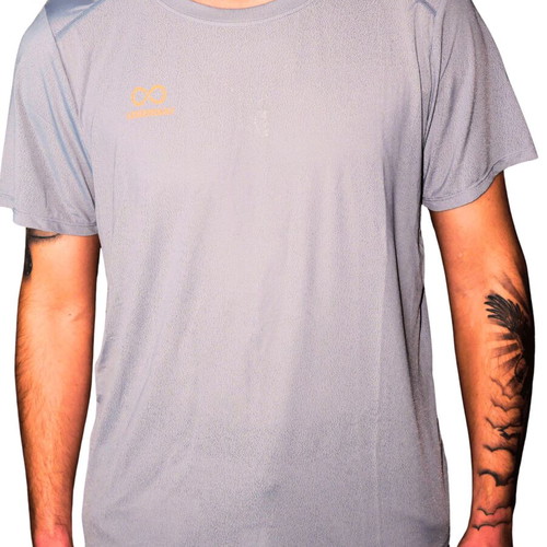 Legendary T-shirt gray size L new, nylon-spandex blend