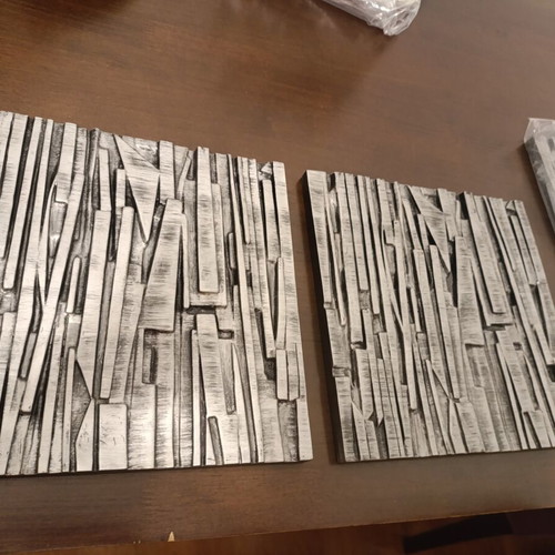 Umbra wall decor art set of 3 like new