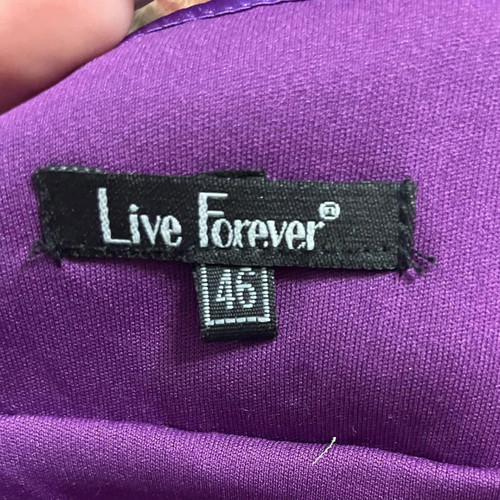 Live Forever purple dress