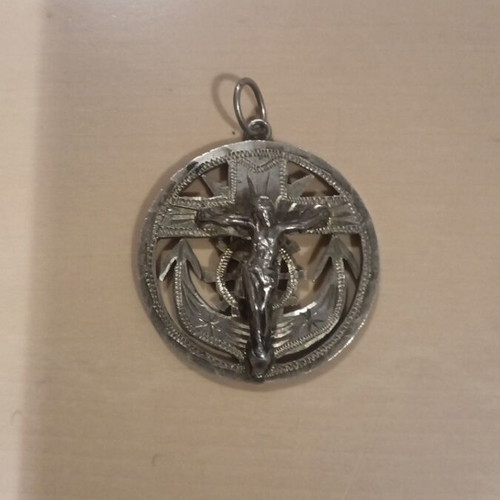 Cross from 1958 Spanish coin new