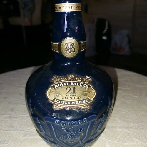 Royal Salute 21 Years Porcelain Decanter empty, used