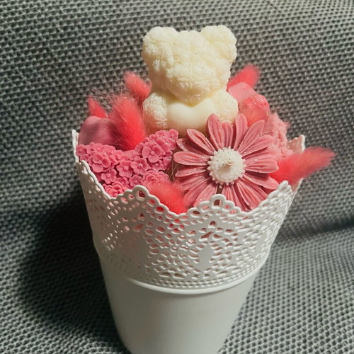 Soy wax candle bouquet new