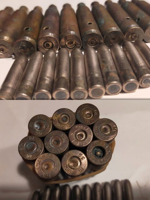 6.5x54mm Mannlicher-Schönauer Cartridge used, Greek EPK 1939