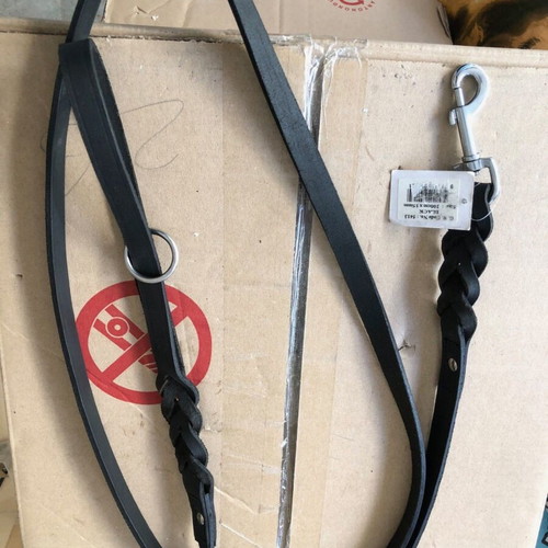Pet Camelot Leather Leash Wax/Oil 15mm x 200cm new