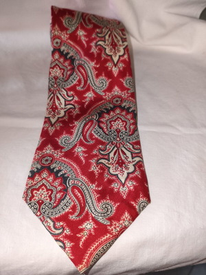 Vintage Polo by Ralph Lauren Silk Tie like new, paisley red