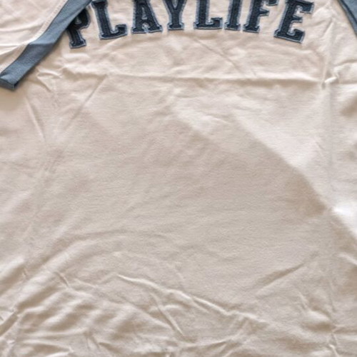 Play Life t-shirt like new, white cotton, size L