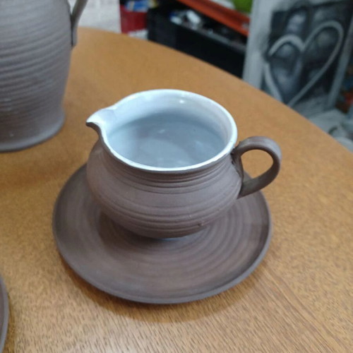 Tea set used with gift glasses