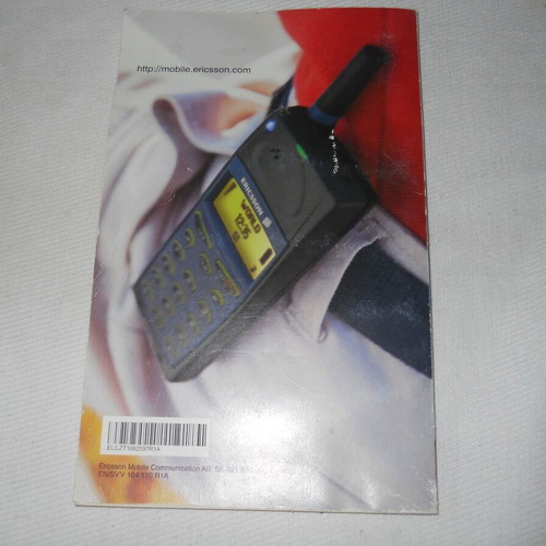 Mobile Phone A 1018 Ericsson user manual used, moderate condition