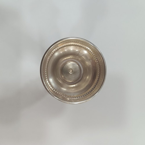 Vintage Solifleur 925 Silver Bud Vase with Floral Relief