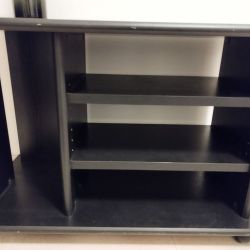 Solid wood TV stand like new