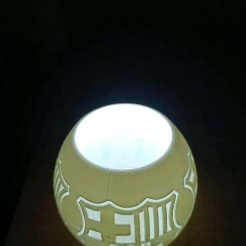 Collectible Barcelona lantern with led tealight new, plastic