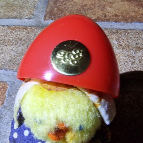 El Greco 1980s chick in egg toy