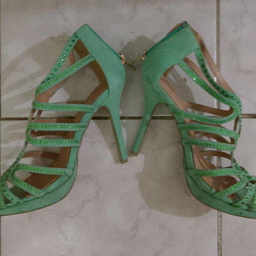 Women's sandals like new, size 39, turquoise