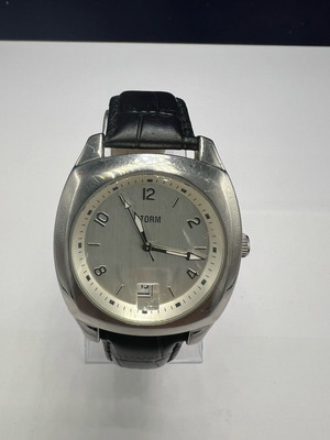 Storm Quartz 40mm wristwatch used, silver, men's