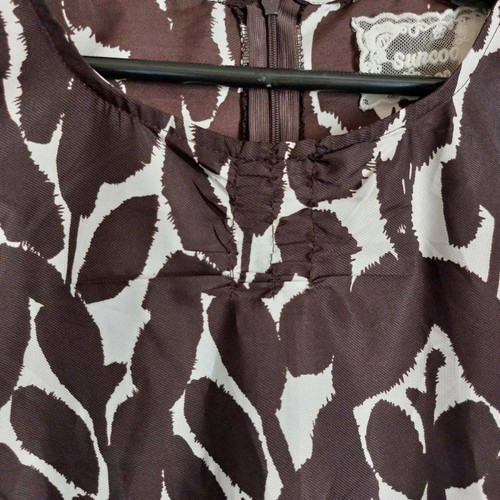 Mini dress with patterns like new, size M, multicolored