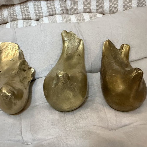 Three bronze sculptures by Eleni Vernadaki, one signed