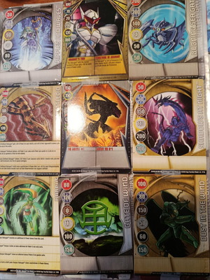 Μεταλλικές κάρτες Bakugan σαν καινούργιες, πακέτο 18