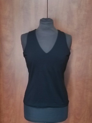 Mexx Statement Tank Top σαν καινούργιο, μαύρο με ladder back πλάτη