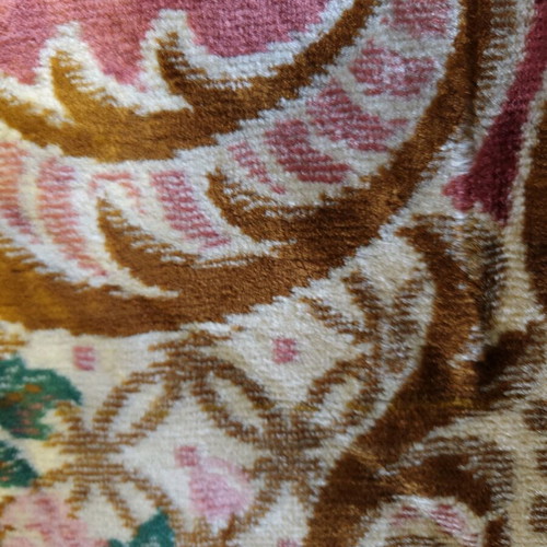 Velvet vintage blanket like new 200x250