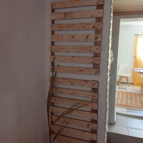 Ξύλινο ντεκόρ τοίχου σετ 2 τεμαχίων, 80x60 εκ. το καθένα, καινούργιο