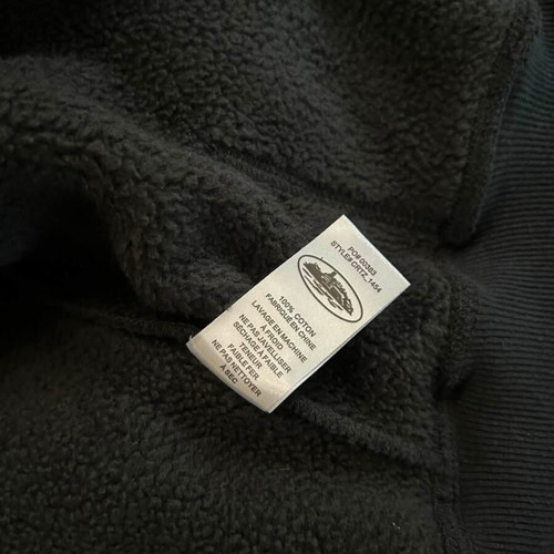 Corteiz zipper hoodie, black, size M