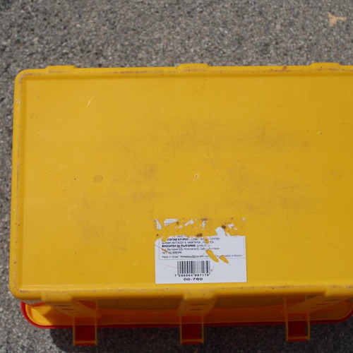 Plastic toy storage chest like new