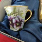 Porcelain miniature set in case
