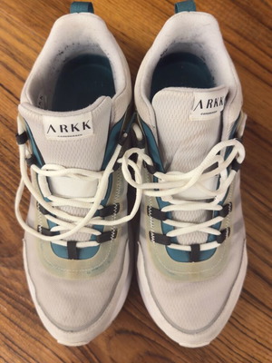 Arkk sneakers used, white, size 44, athletic
