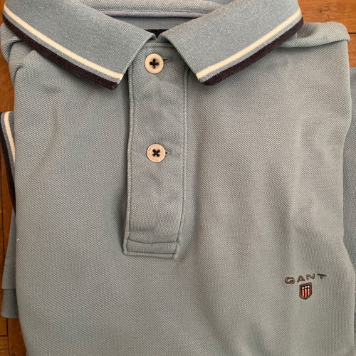 Gant polo shirt 3XL used, turquoise