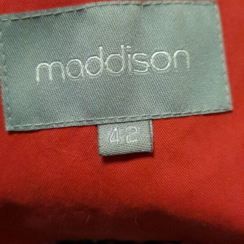 Maddison short trench coat like new, red-coral XL