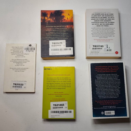 German books used, set of 5