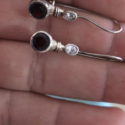 Silver earrings 925 stamped, like new