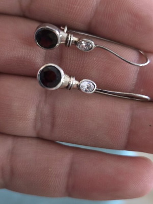 Silver earrings 925 stamped, like new