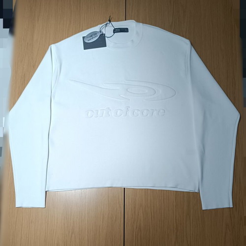 Bershka Out of Core men's premium sweatshirt new, size M, white