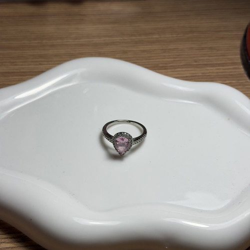 Ring like new, pink and silver