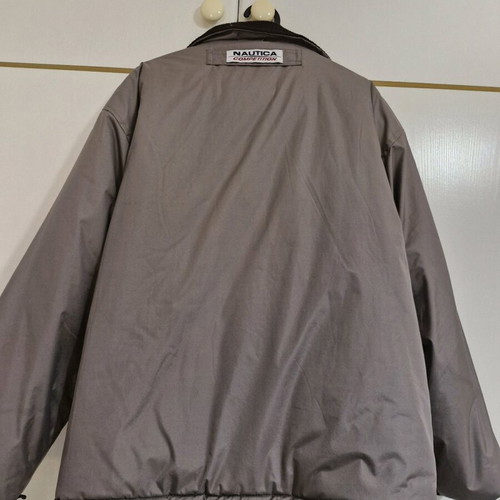 Nautica men's jacket used, grey with fleece lining