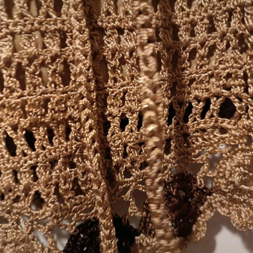 Angela Nicole crochet top and cardigan set, size Medium, like new