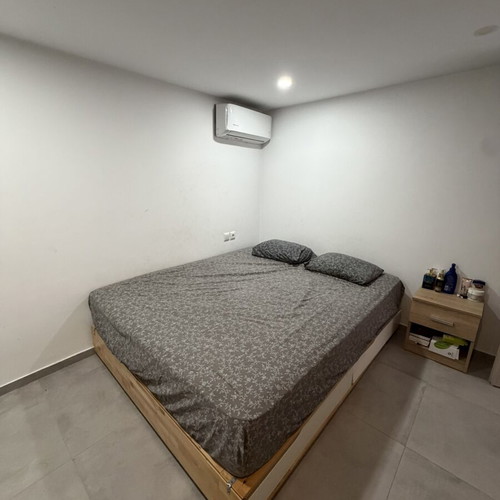 Mandal Ikea bed with storage, used