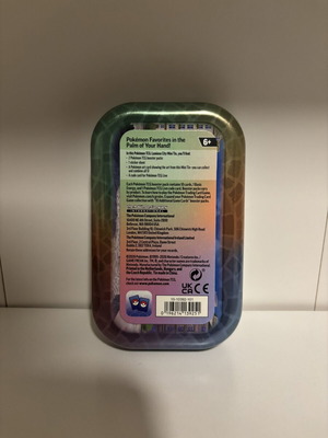 Pokemon cards empty tin