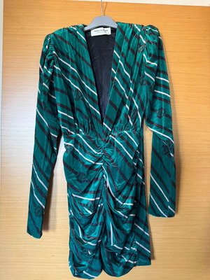 Vassia Kostara Limited Collections ριγέ φόρεμα σε πράσινο, μέγεθος S