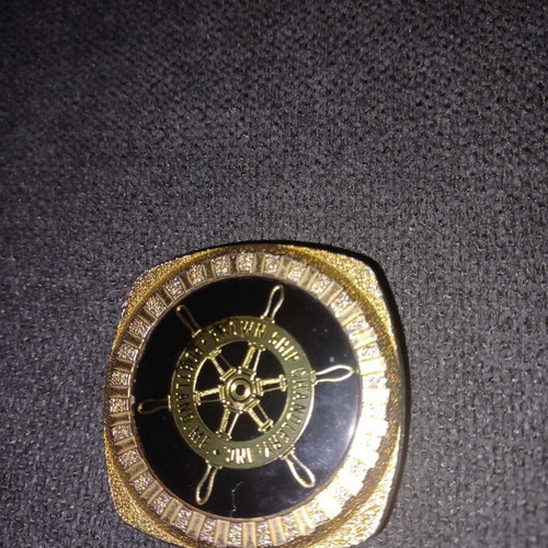 Inch tape measure gold plated like new