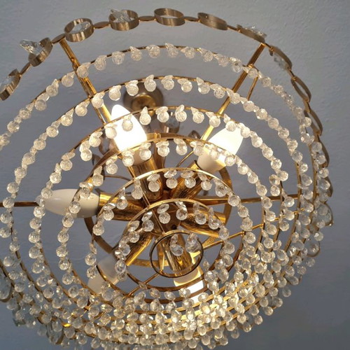 Living room ceiling lights used, 2 pieces, with crystals