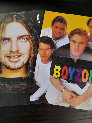 Boyzone posters set of 2, A4 size