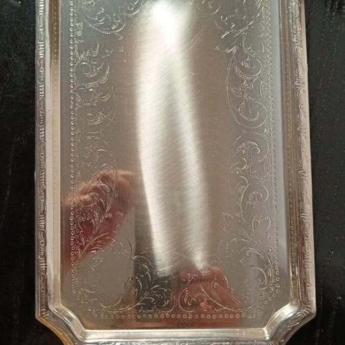 Vintage silver serving tray, Silver Planet