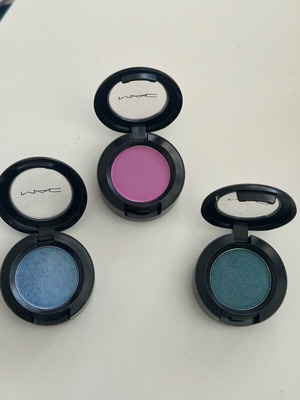 Mac eyeshadows pack of 3, new and like new