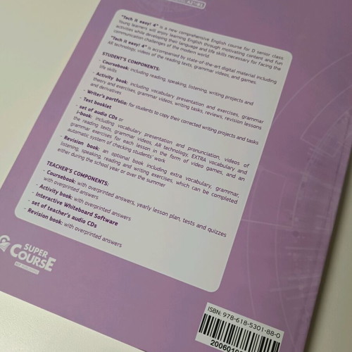 Tech it easy! 4 Πακέτο βιβλίων καθηγητή και i-books, καινούργιο