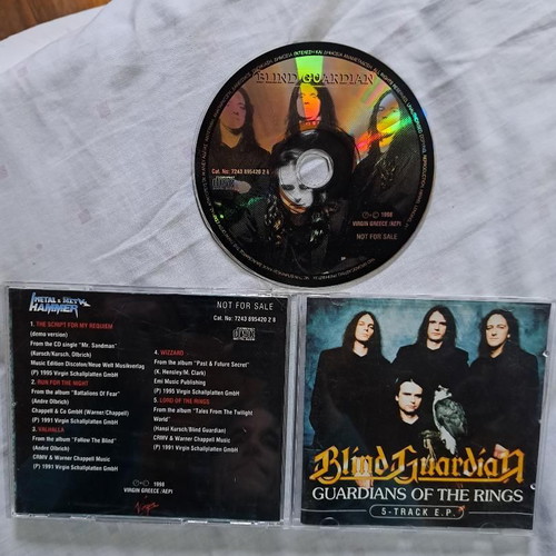 Blind Guardian Guardians Of The Rings CD used, metal