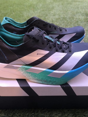 Adidas Adizero Adios Pro 4 αφορετα, μέγεθος 42, μαύρο και τιρκουάζ